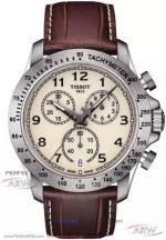 Perfect Replica Tissot T-Sport V8 Ivory Face Stainless Steel 42.5 MM Swiss Quartz Watch T106.417.16.262